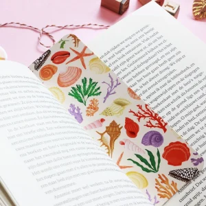 Boekenlegger Schelpen