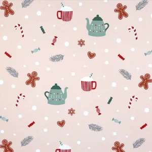 Inpakpapier Peperkoek Kerst